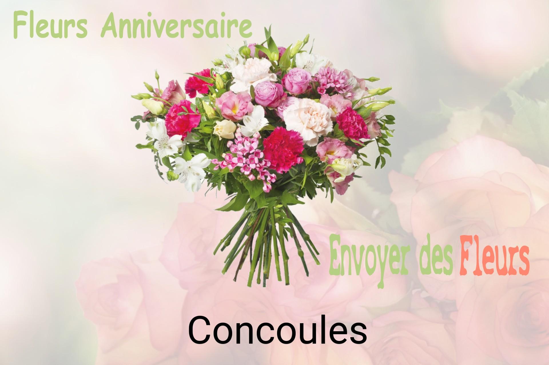 Bouquet de fleurs d’anniversaire livré à Concoules